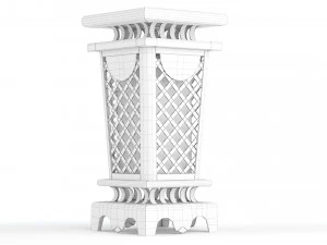 Trash Can Outdoor 03 3D Model