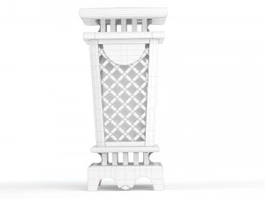 Trash Can Outdoor 03 3D Model