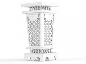 Trash Can Outdoor 03 3D Model