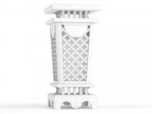 Trash Can Outdoor 03 3D Model