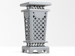 Trash Can Outdoor 03 Modello 3D