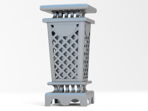 Trash Can Outdoor 03 Modello 3D