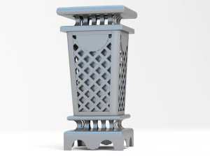 Trash Can Outdoor 03 3D Model