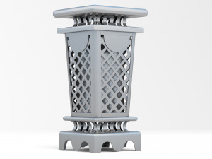 Trash Can Outdoor 03 Modello 3D