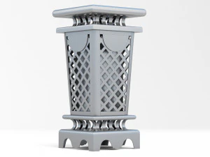 Trash Can Outdoor 03 3D Model