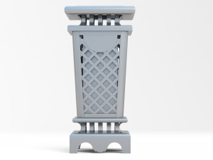 Trash Can Outdoor 03 Modello 3D
