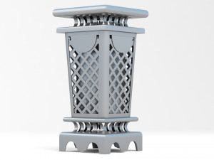 Trash Can Outdoor 03 Modello 3D
