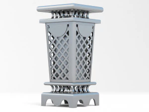 Trash Can Outdoor 03 3D Model
