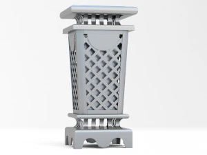 Trash Can Outdoor 03 3D Model