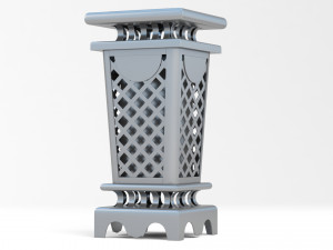 Trash Can Outdoor 03 Modello 3D