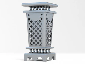 Trash Can Outdoor 03 3D Model