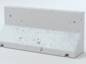 Concrete Barriers Collection 3D Model
