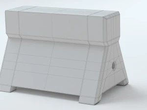 Concrete Barriers Collection 3D Model