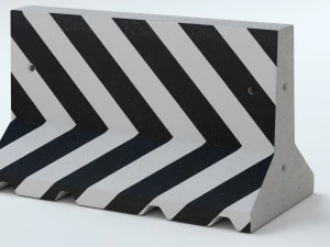 Concrete Barriers Collection 3D Model