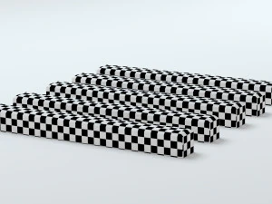 Concrete Barriers Collection 3D Model