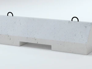 Concrete Barriers Collection 3D Model