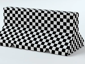 Concrete Barriers Collection 3D Model