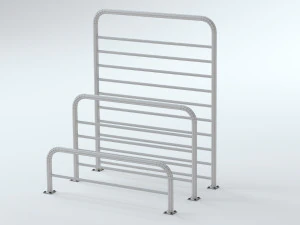 Concrete Barriers Collection 3D Model