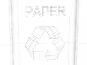 Trash Can Outdoor 04 3D Model