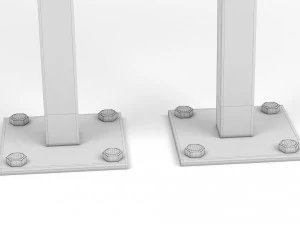 Trash Can Outdoor 04 3D Model