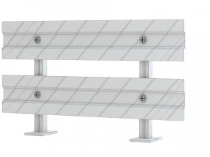 Road Steel Barricade 3D Model
