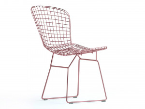 Chair AMF Rubi Rose Gold 3D Model