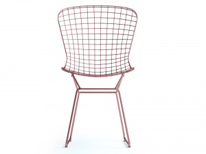 Chair AMF Rubi Rose Gold 3D Model
