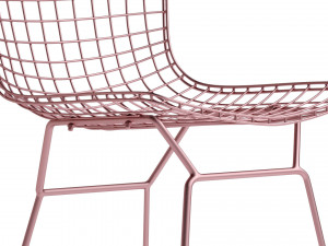 Chair AMF Rubi Rose Gold 3D Model