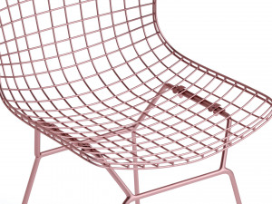 Chair AMF Rubi Rose Gold 3D Model
