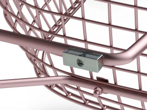 Chair AMF Rubi Rose Gold 3D Model