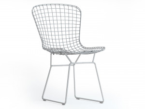 Chair AMF Rubi Rose Gold 3D Model
