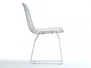 Chair AMF Rubi Rose Gold 3D Model