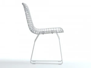 Chair AMF Rubi Rose Gold 3D Model