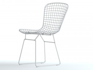 Chair AMF Rubi Rose Gold 3D Model