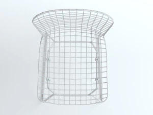 Chair AMF Rubi Rose Gold 3D Model