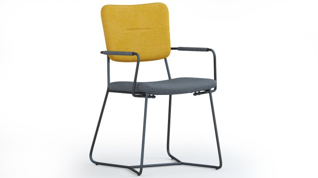 Chair AMF Alphabet H 3D Model .c4d .max .obj .3ds .fbx .stl .blend 
