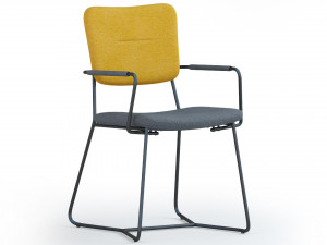 Chair AMF Alphabet H 3D Model