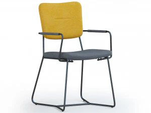 Sedia AMF Alfabeto H Modello 3D