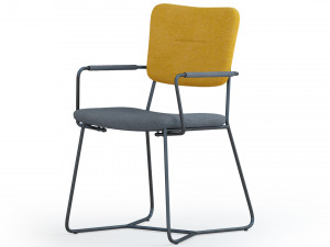 Chair AMF Alphabet H 3D Model