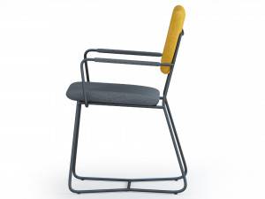 Chair AMF Alphabet H 3D Model