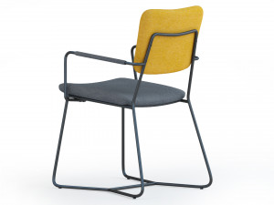 Chair AMF Alphabet H 3D Model