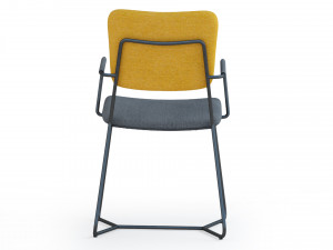 Chair AMF Alphabet H 3D Model
