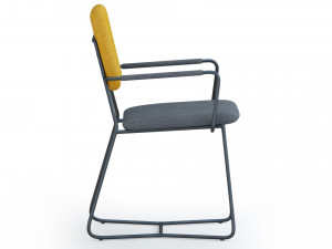 Chair AMF Alphabet H 3D Model