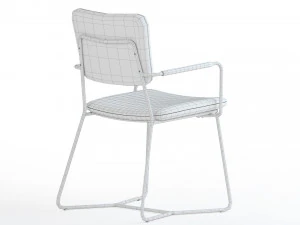 Chair AMF Alphabet H 3D Model
