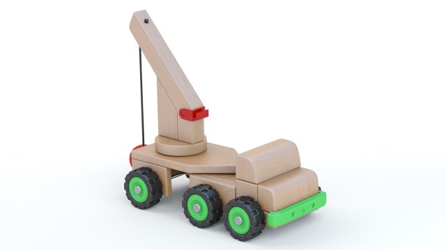 Toy Car Truck Large WALL BEAT MACHINE Modello 3D .c4d .max .obj .3ds .fbx .stl .blend 