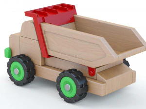 Toy Car Truck Large tip truck 3D Model