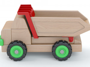 Toy Car Truck Large tip truck Modelo 3D