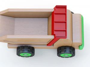 Toy Car Truck Large tip truck 3D Model
