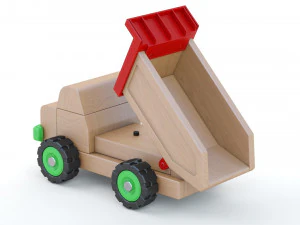 Toy Car Truck Large tip truck 3D Model