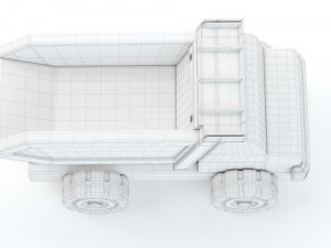 Toy Car Truck Large tip truck Modelo 3D